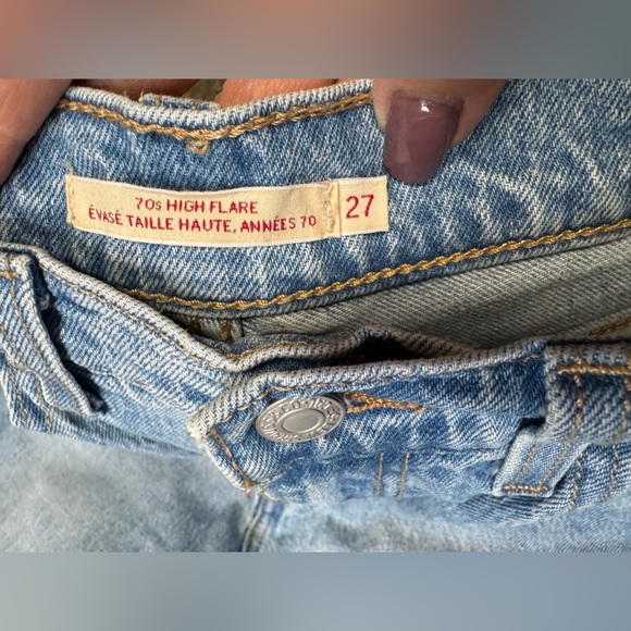 Levi's 70s High flare Jeans - Light wash - size 27 - Picture 6 of 15